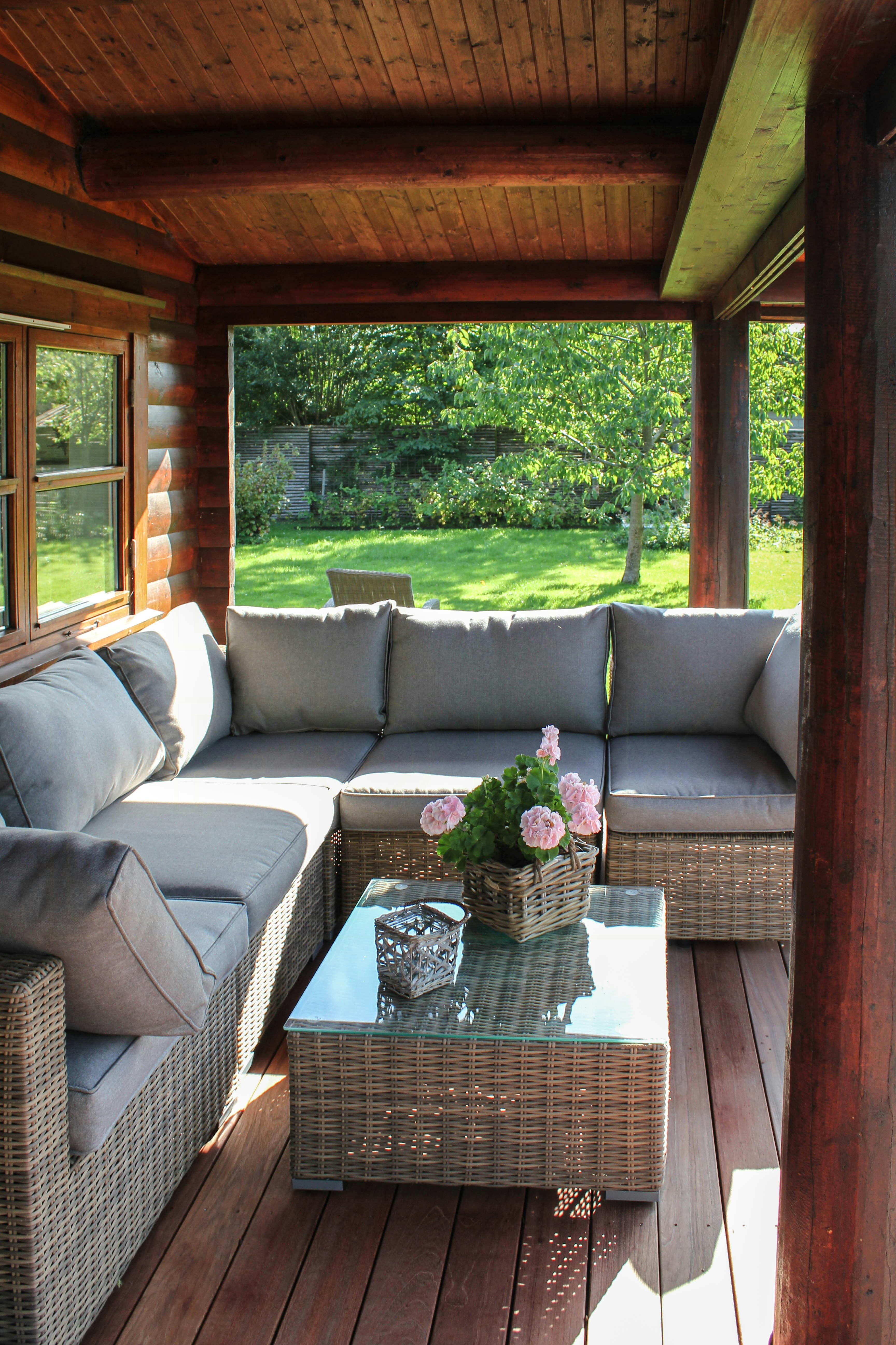 Listen to the ocean in a Norwegian log cabin near Gilleleje