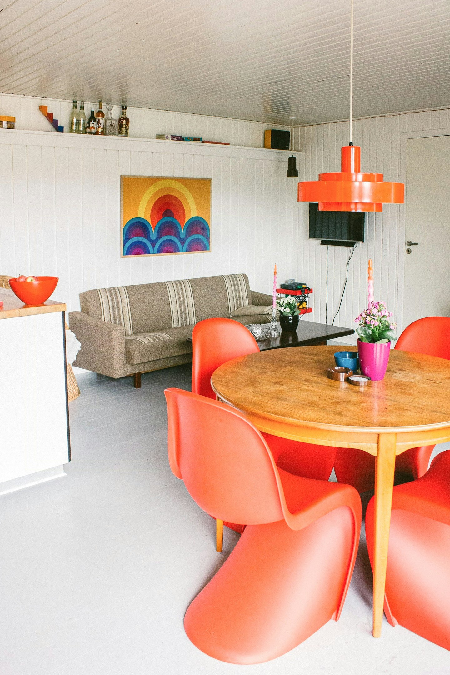 Playful decor and beautiful garden view in an old fishing village