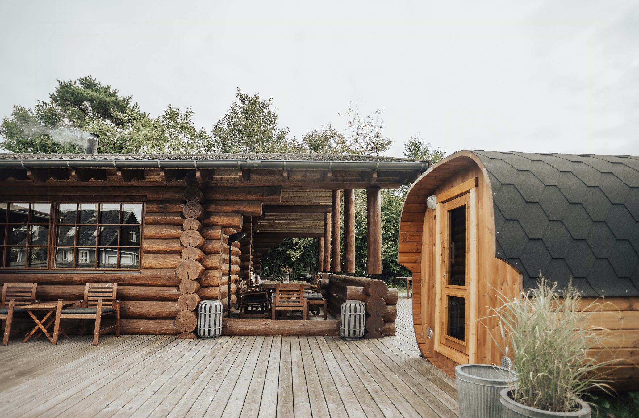 Authentic log cabin with luxurious touch near the Fjord