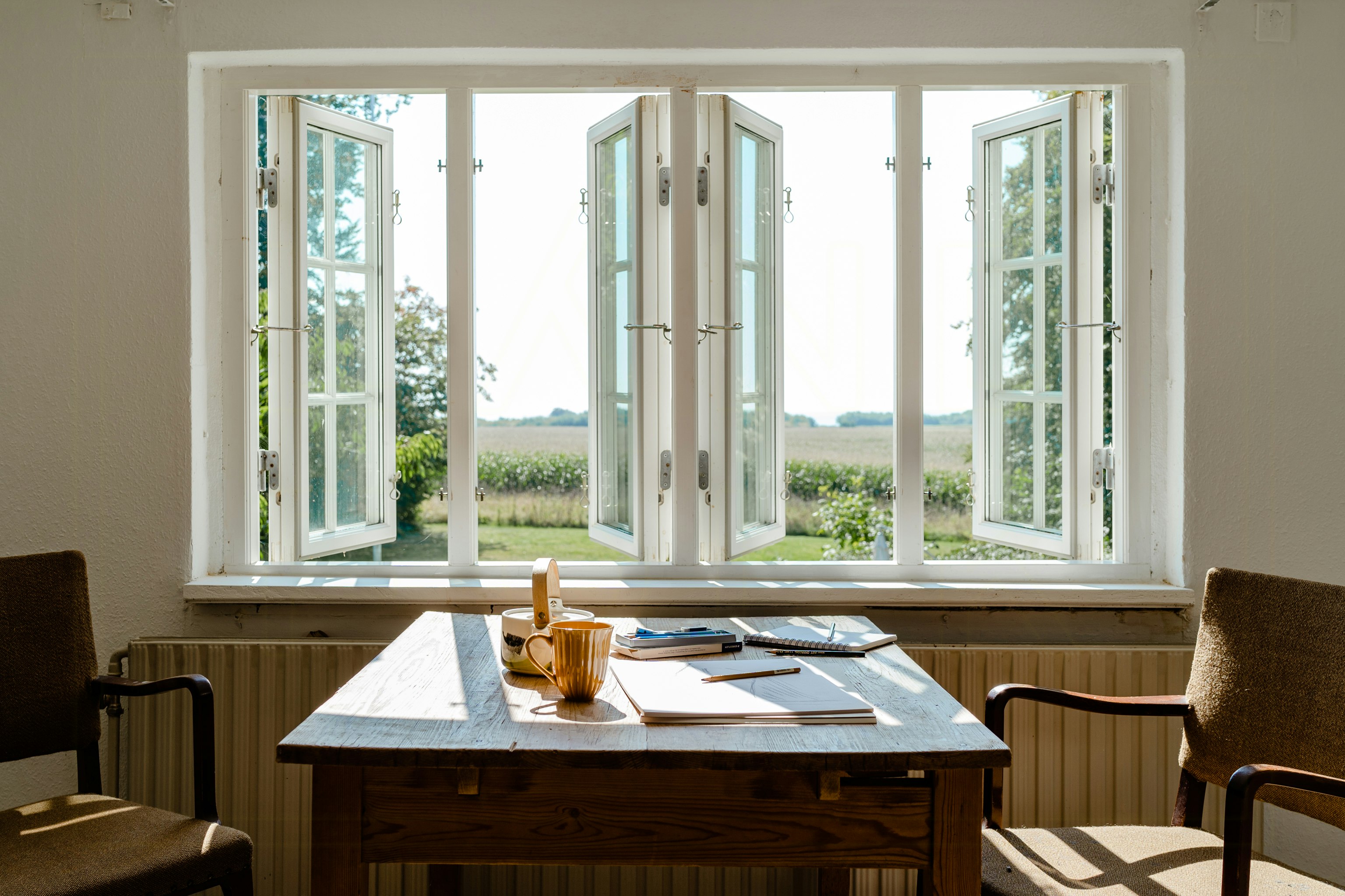 Family farm with sea view and room for the big family